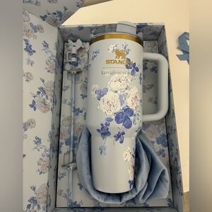 NWT Loveshackfancy X Stanley blue floral.